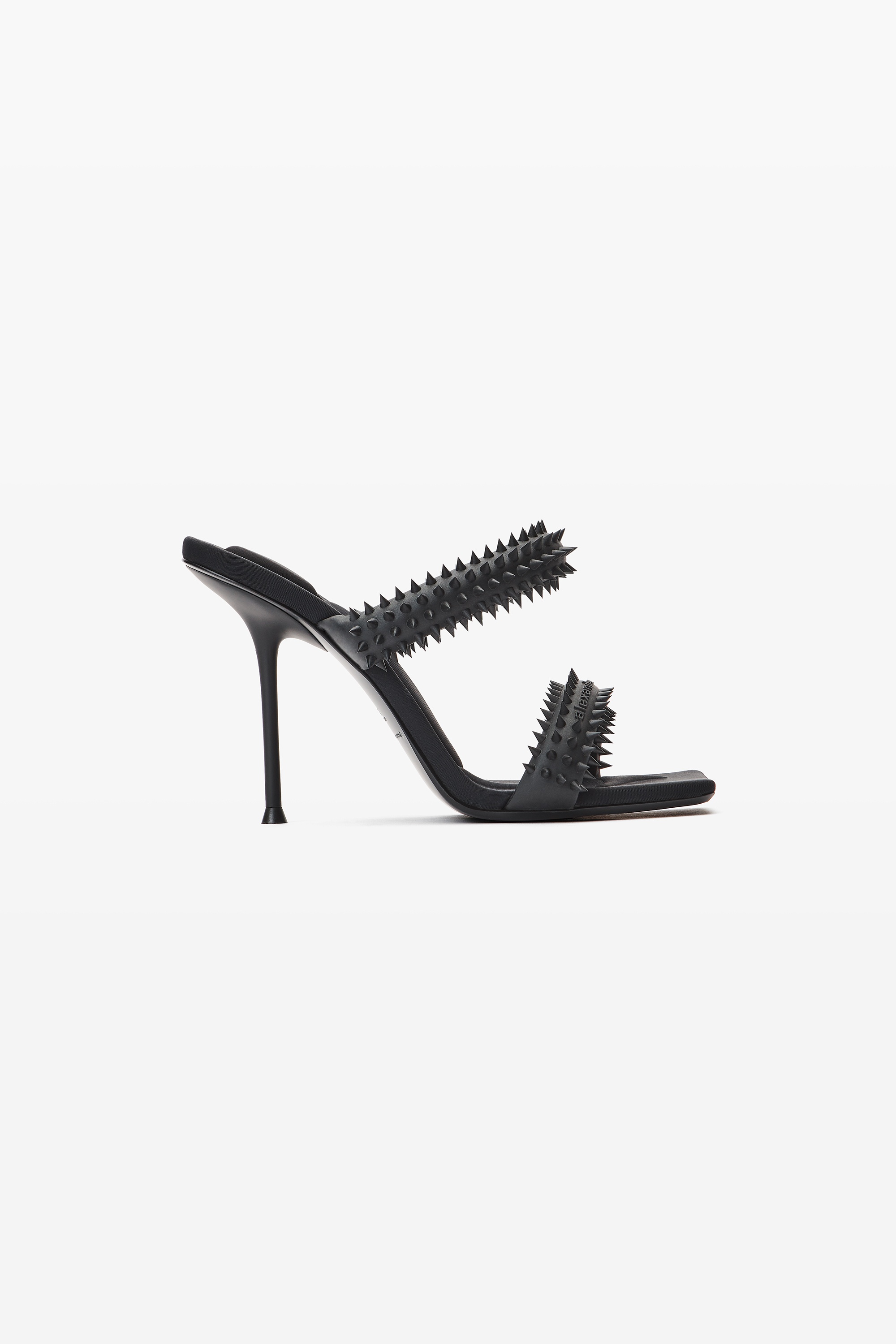 julie 105mm sandal in rubberized spikes - 1