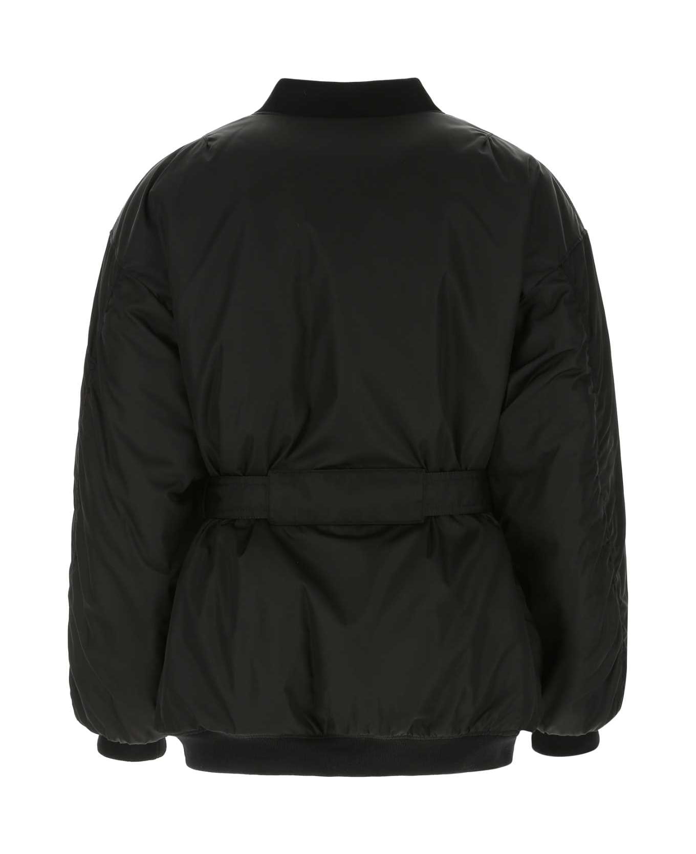 Black Re-nylon Padded Jacket - 2