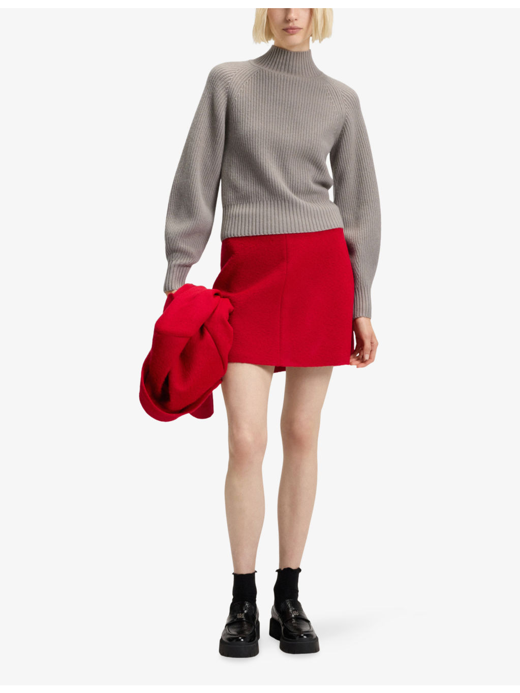Roll-Neck Relaxed-Fit Wool And Cashmere-Blend Jumper - 2