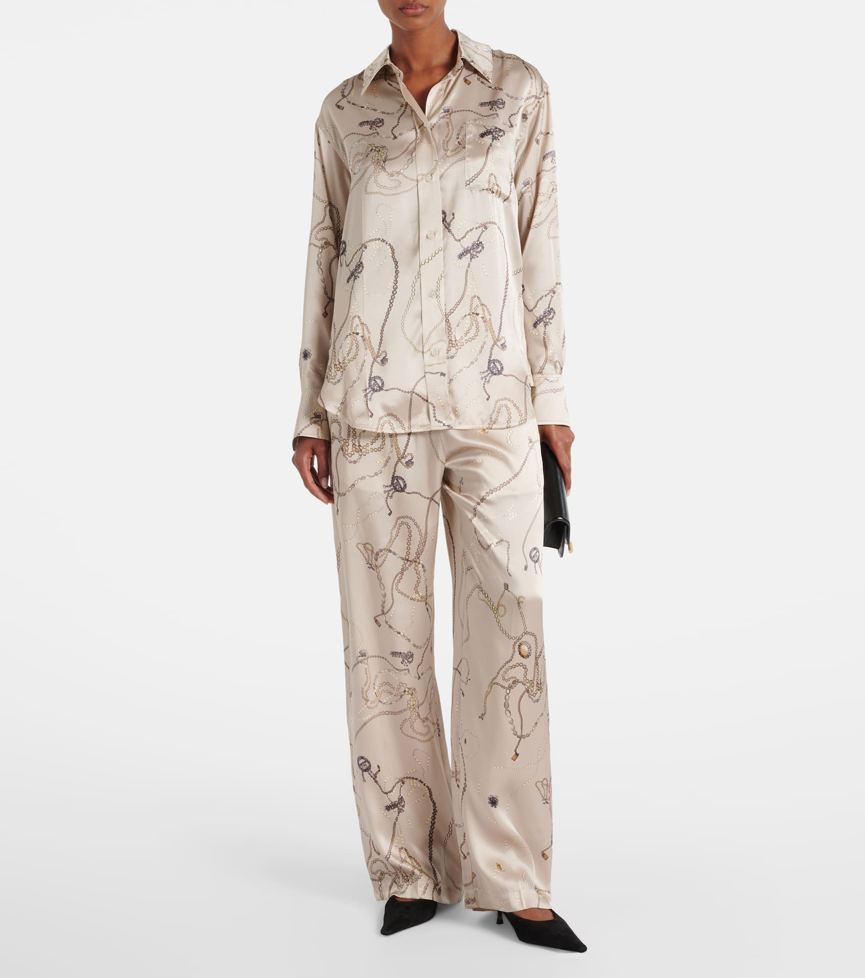 Printed silk shirt - 2
