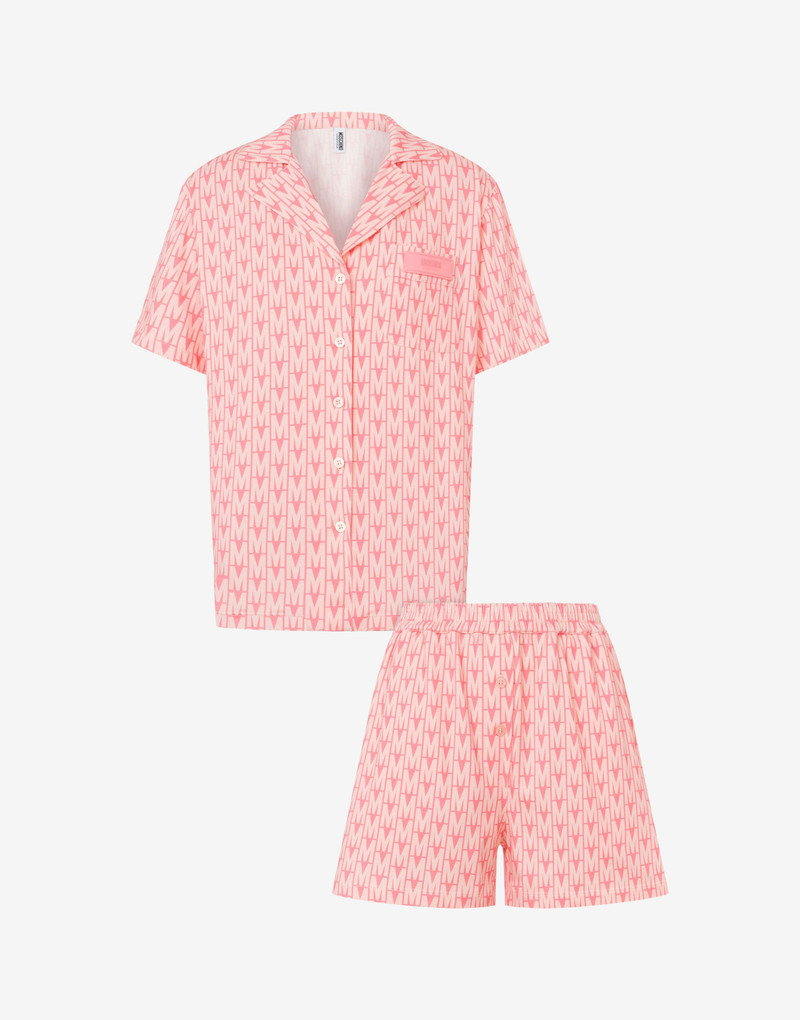 M PRINT SHORT PAJAMAS 1