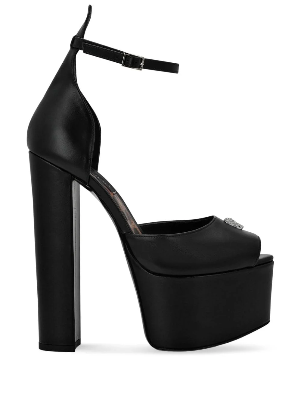 platform leather sandals - 1