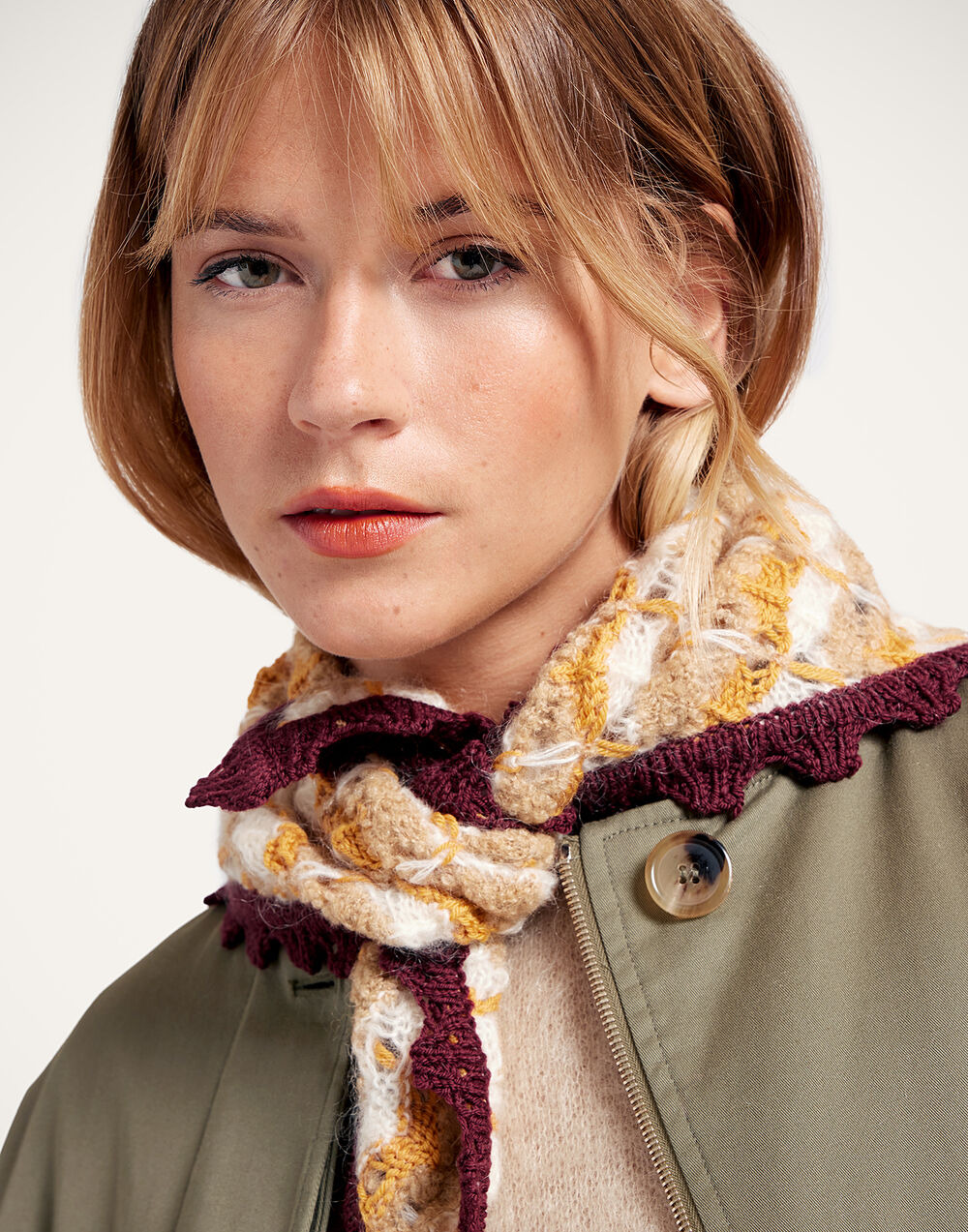 Crochet Triangle Scarf - 4