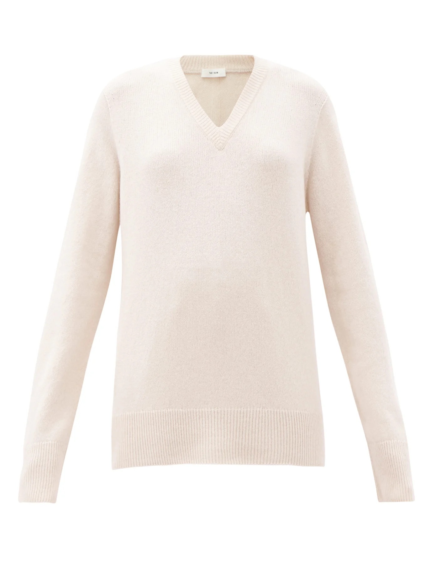 Elaine V-neck wool-blend sweater - 1