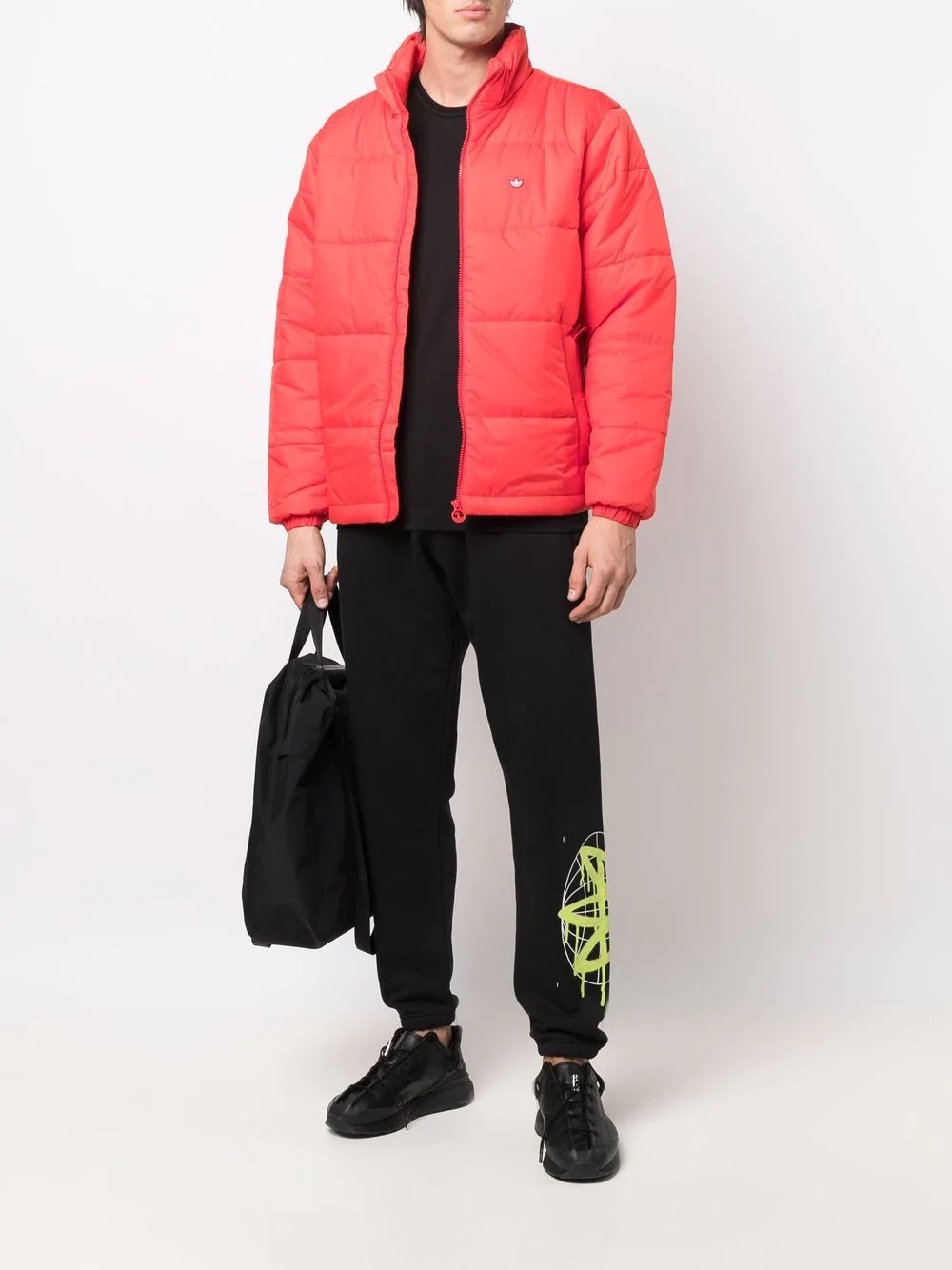 stand-up collar puffer jacket - 2