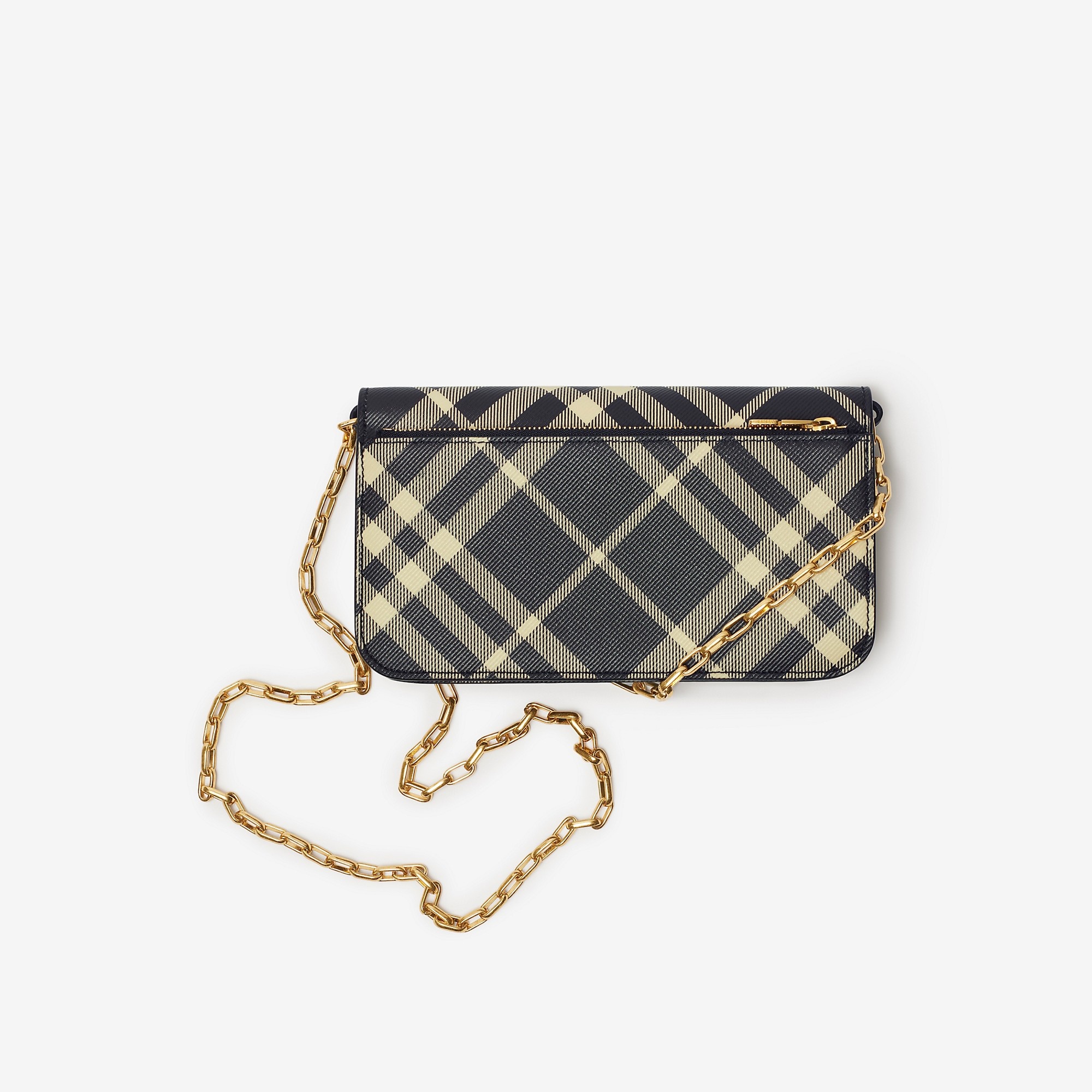 Check Chain Strap Wallet - 5