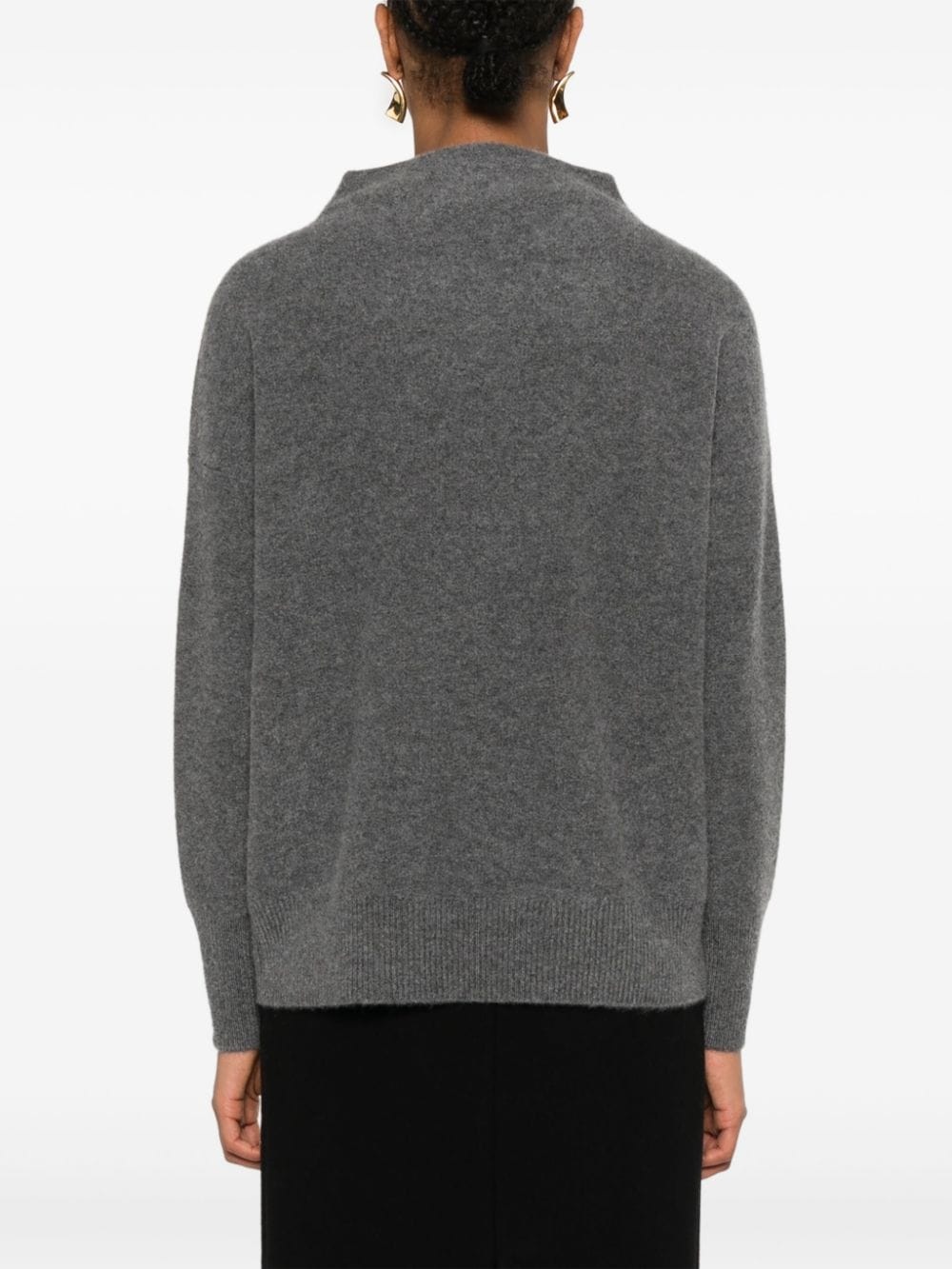 cashmere funnel-neck sweater - 4