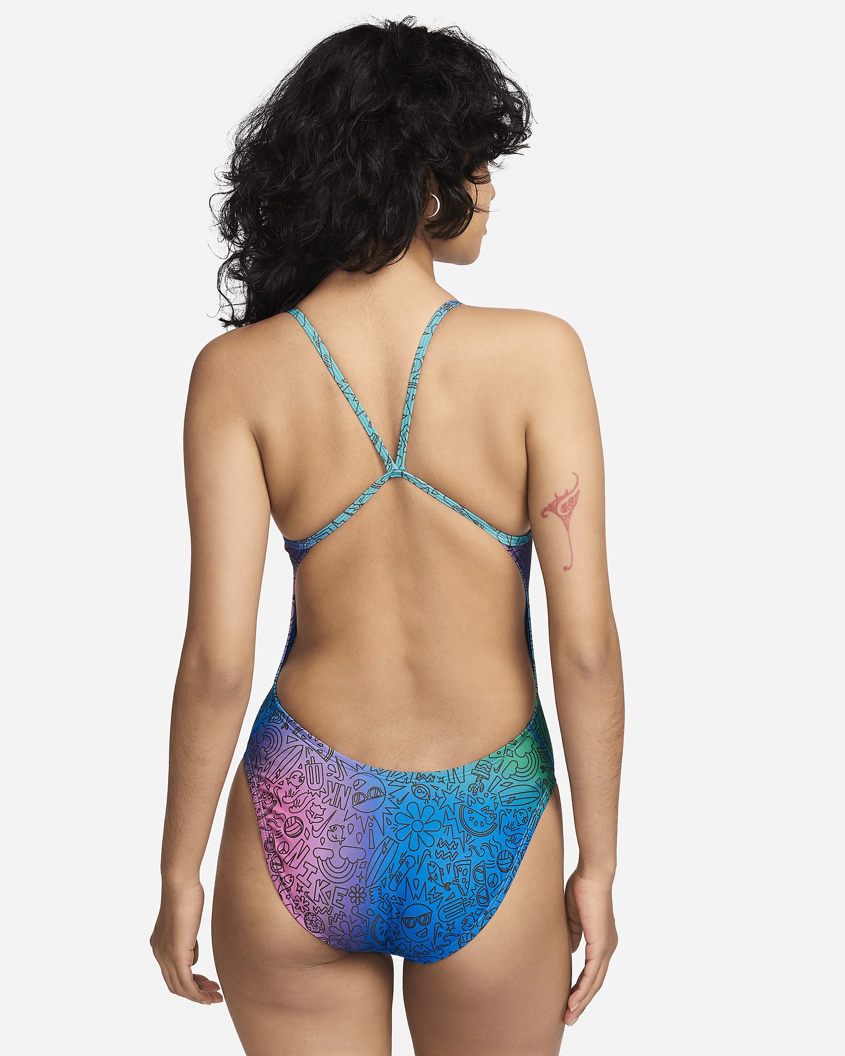 Nike Women's Swim HydraStrong Cutout One-Piece Swimsuit - 2
