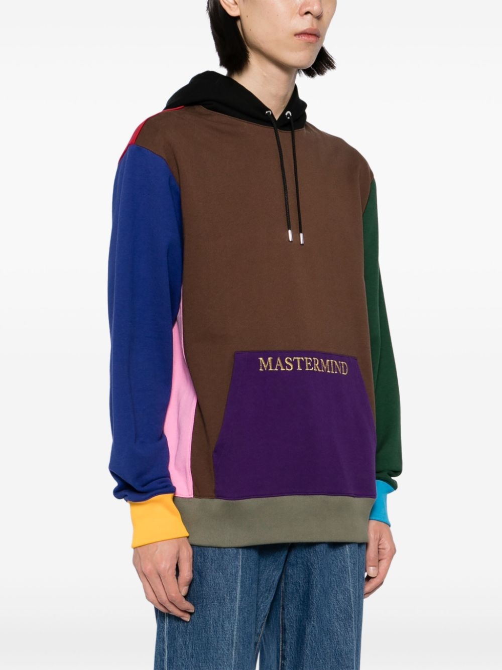 patchwork hoodie - 3