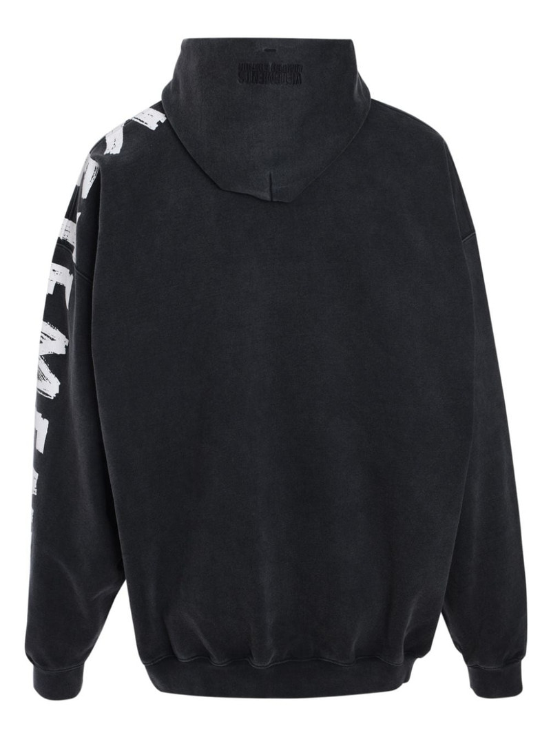 VETEMENTS 더블 Anarchy 후드 outlook