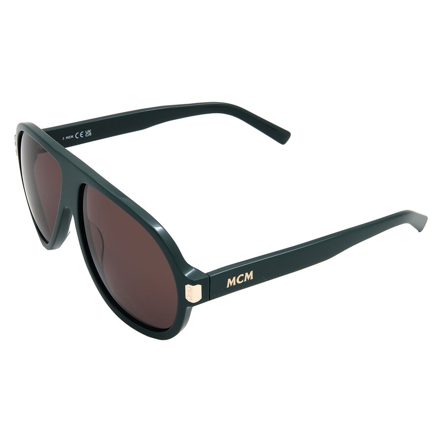 MCM Brown Pilot Men's Sunglasses MW0009 96E 59 - 4