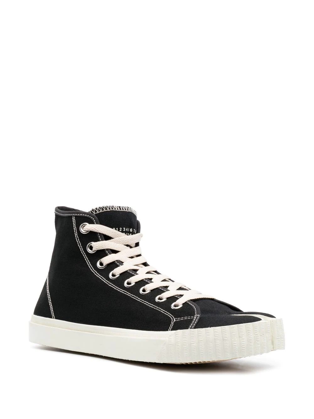 split-toe high-top sneakers - 2