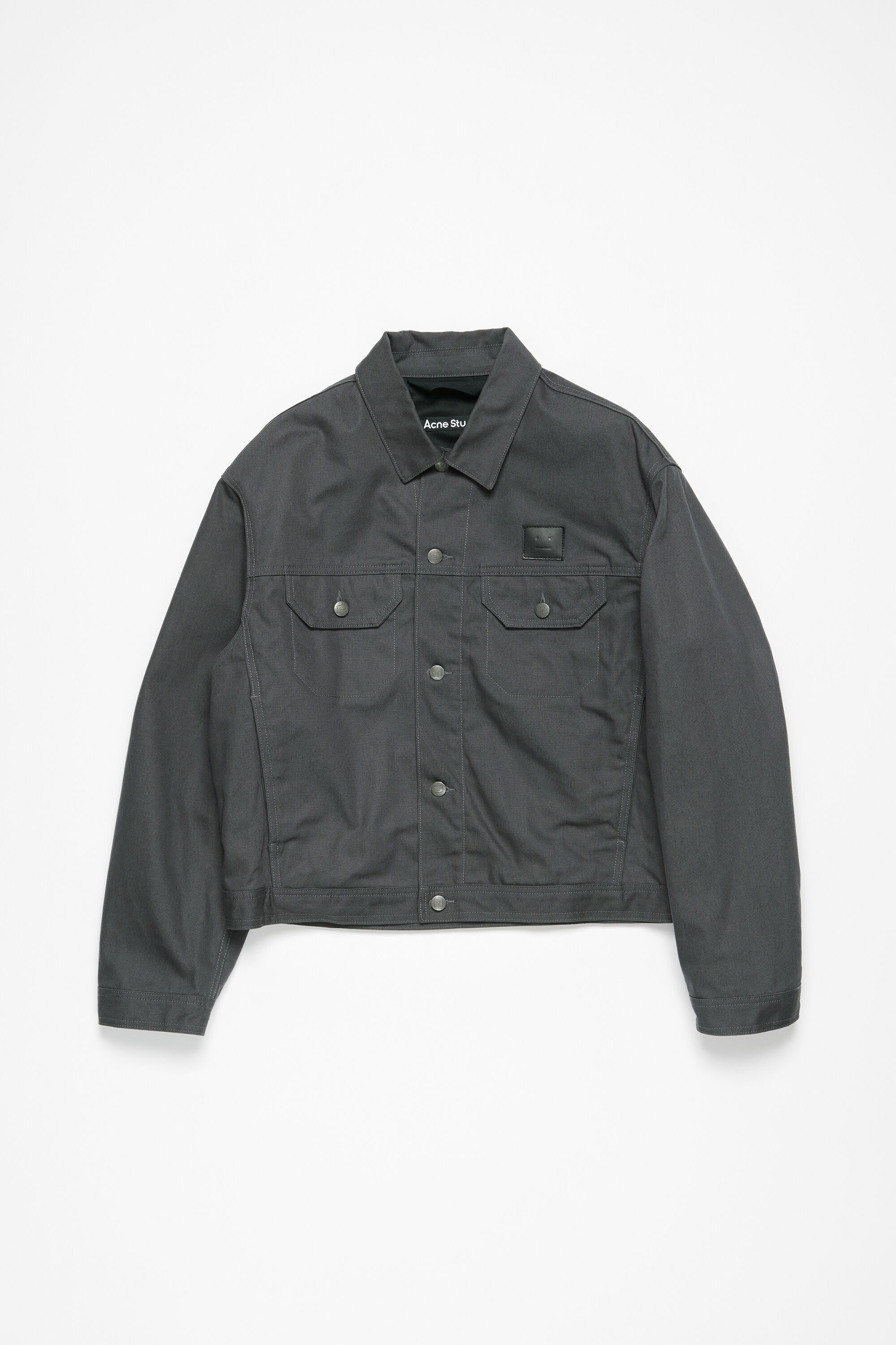 Canvas jacket - Dark grey - 1