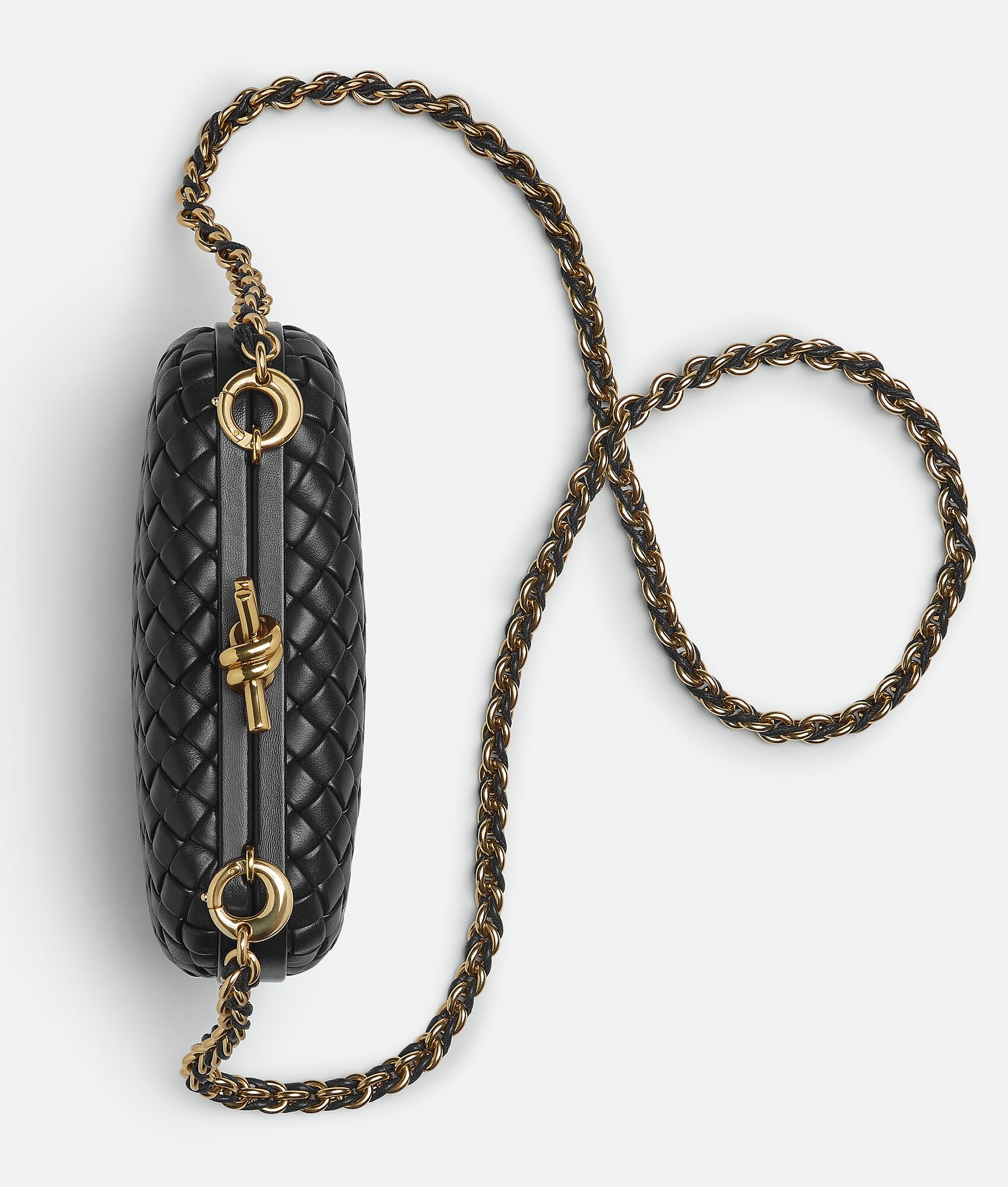 Bottega Veneta – Knot With Chain Black - 4