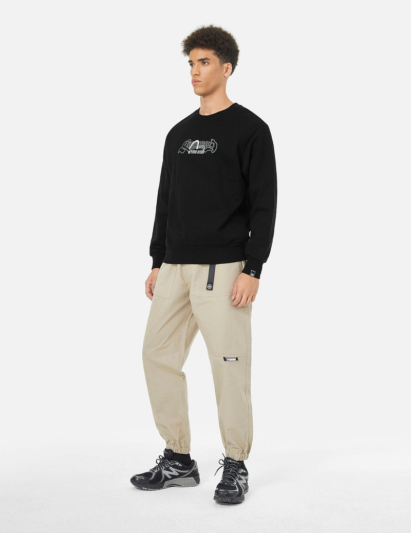 EVISU Yatagarasu Embrodiery Relax Fit Sweatshirt outlook