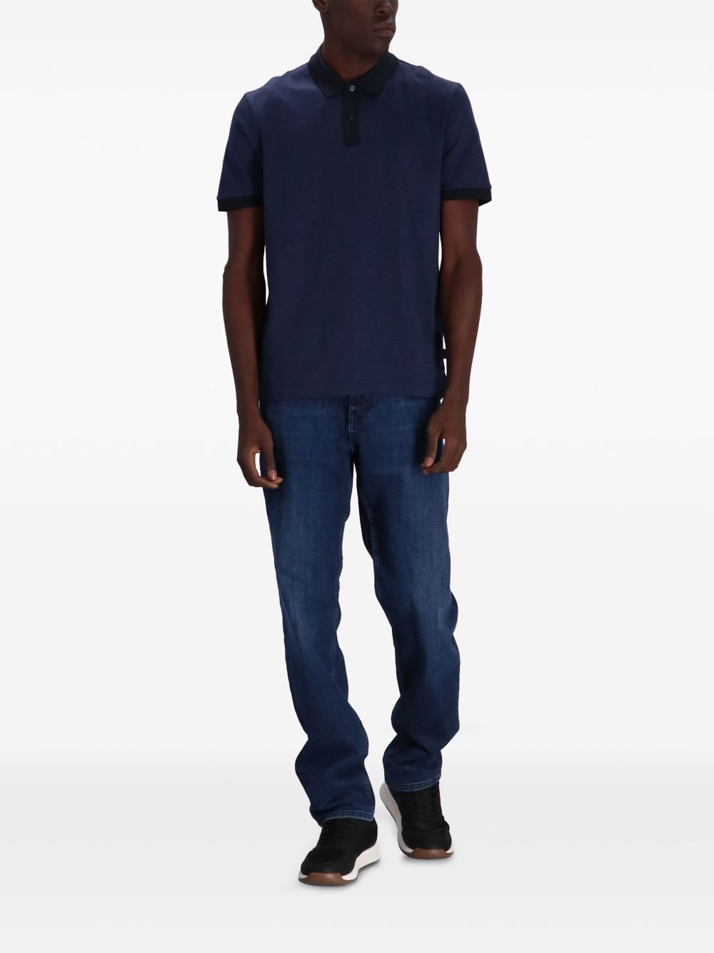 logo-tag polo shirt - 2