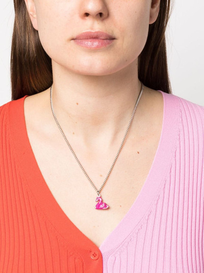 Marni flamingo-pendant necklace outlook