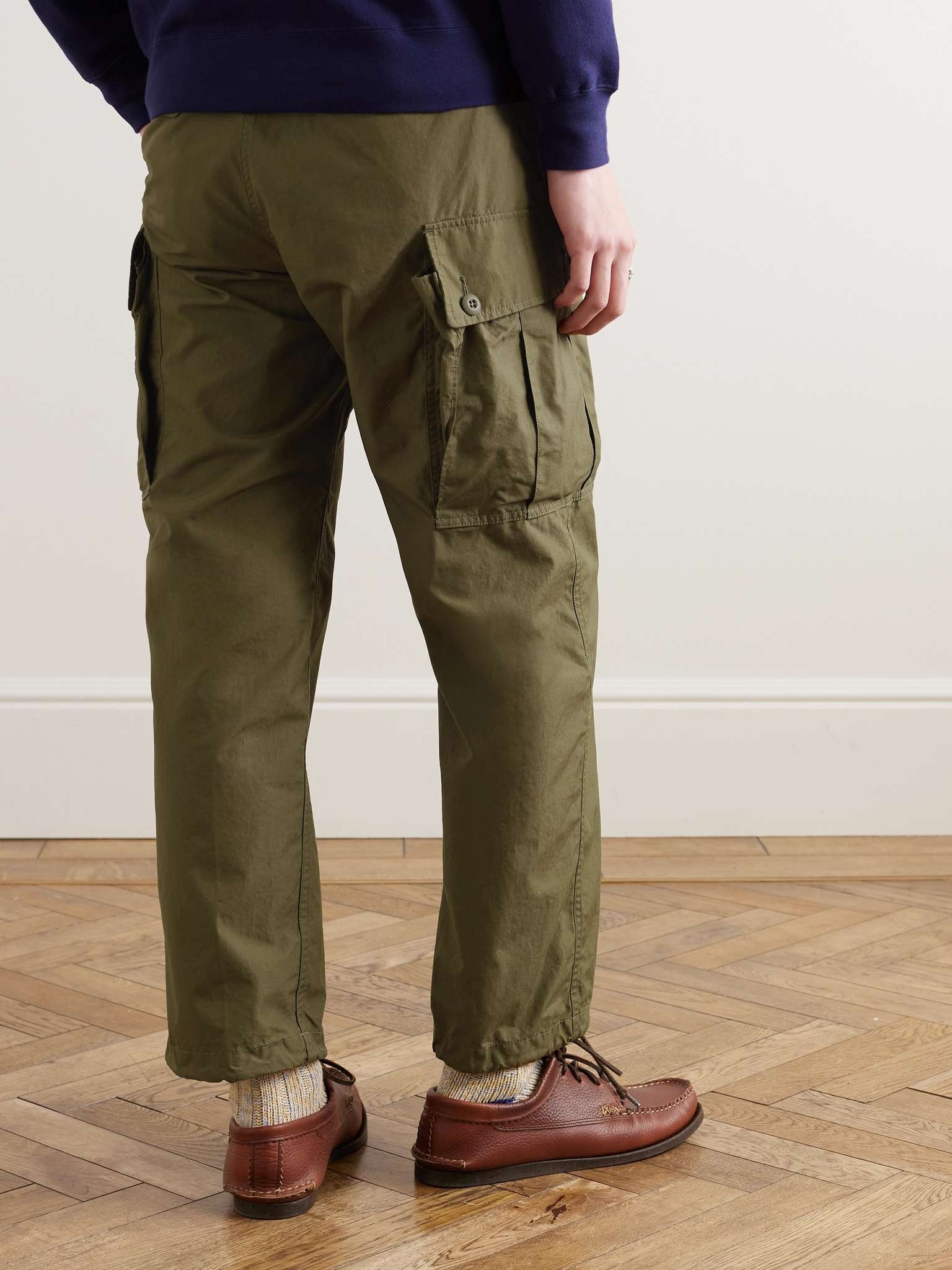 Straight-Leg Cotton-Ripstop Cargo Trousers - 4