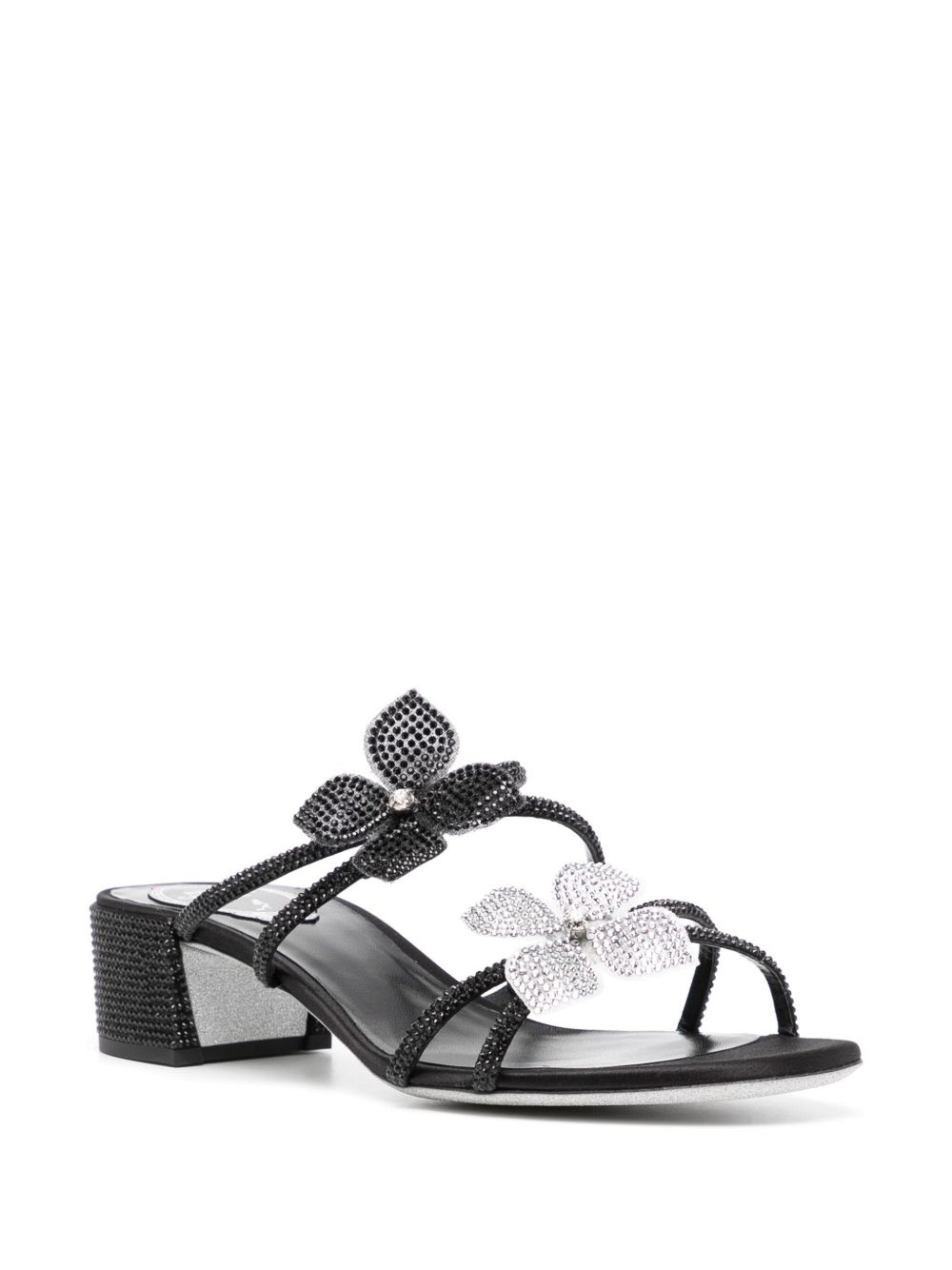 crystal embellishment sandals - 2