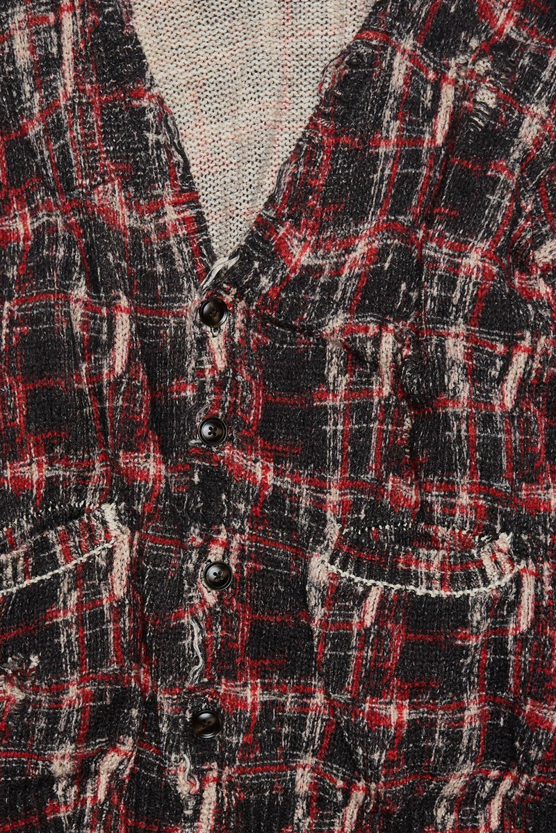 PRINTED OVERSIZED CARDIGAN 5
