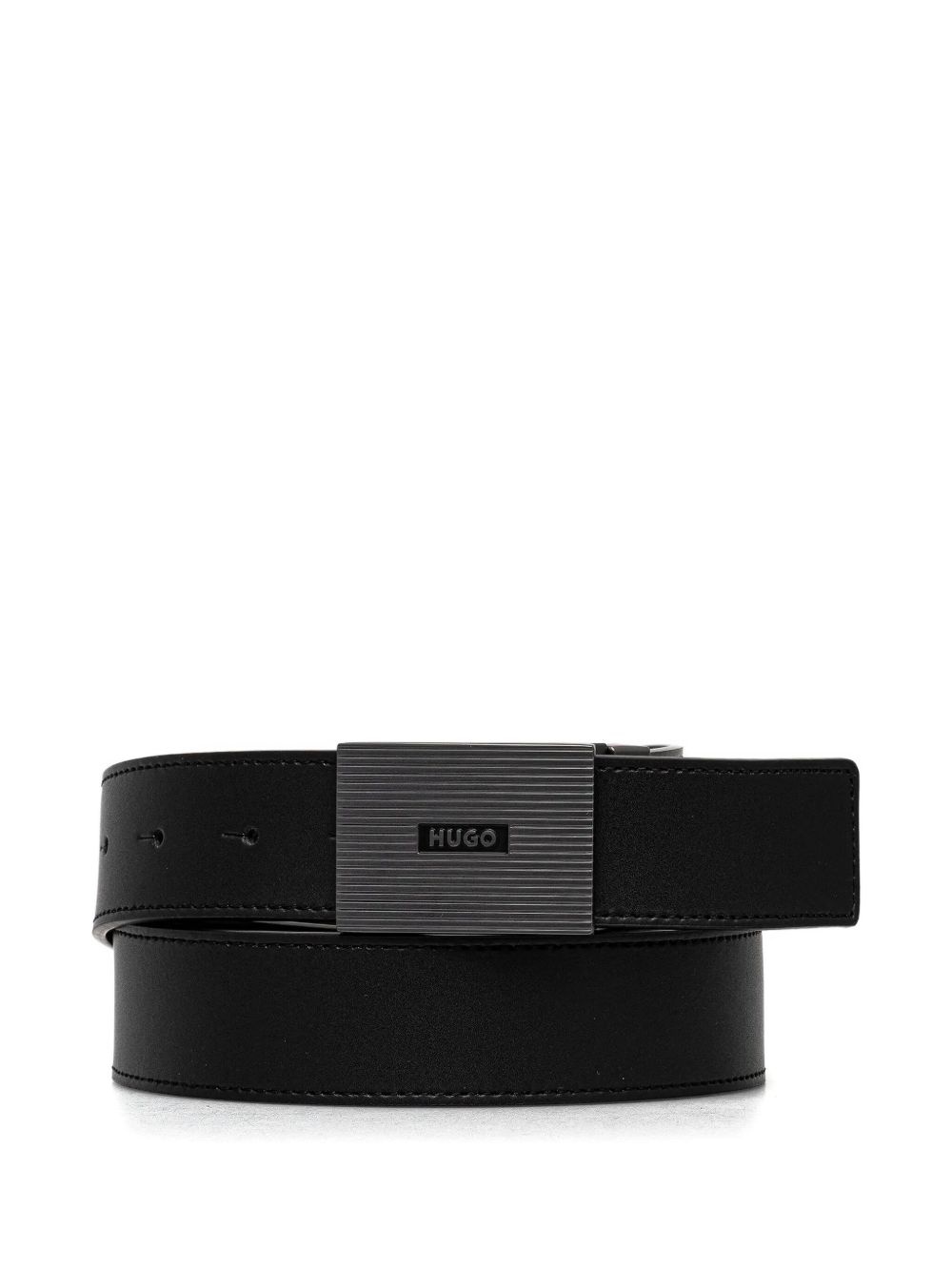 reversible leather belt - 3