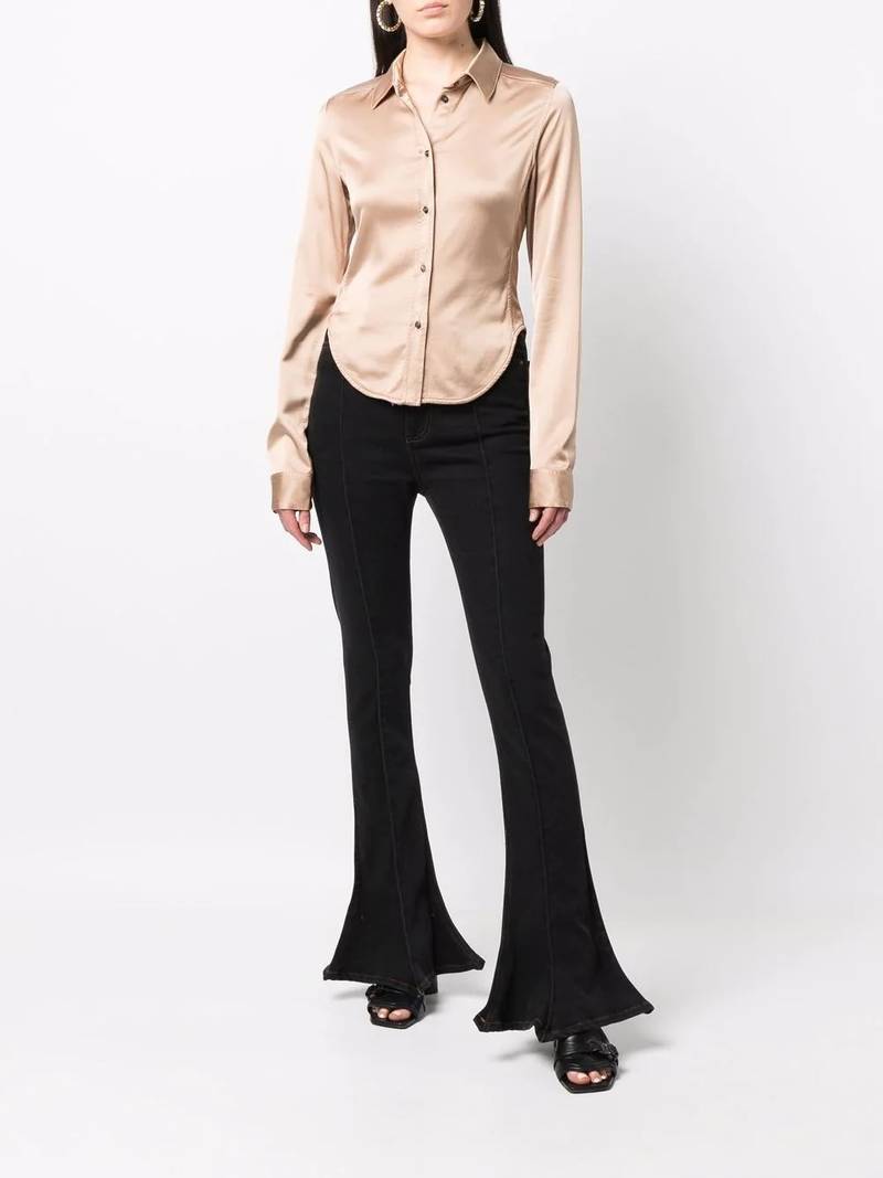 Diesel curved-hem shirt outlook