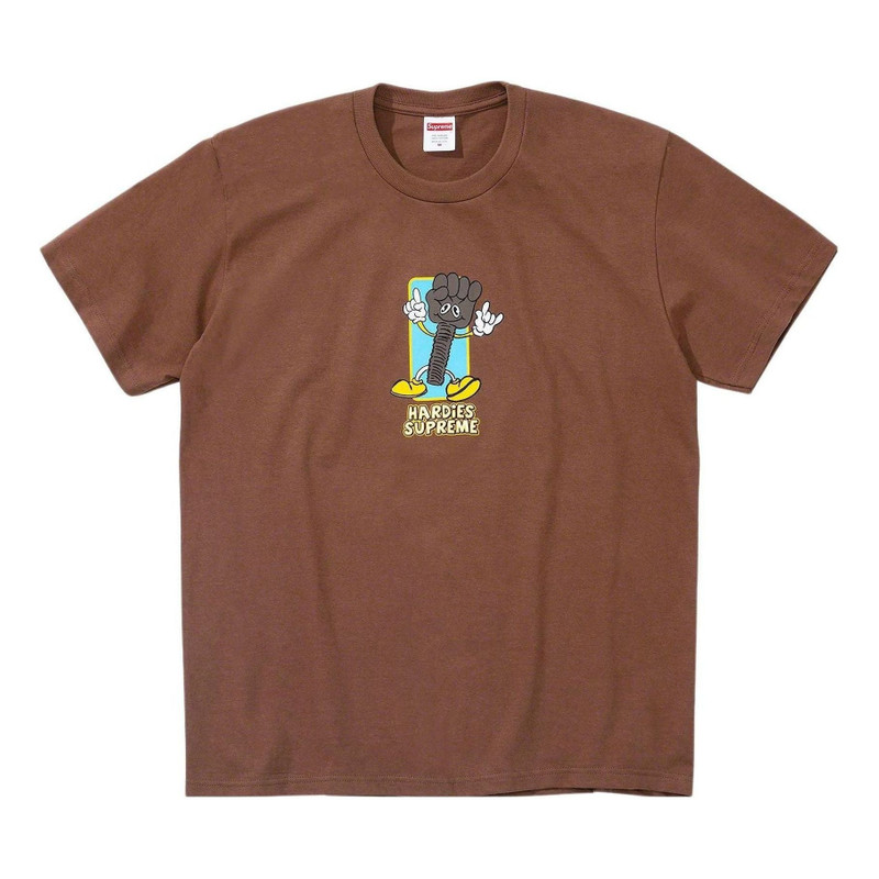 Supreme x Hardies Bolt T-Shirt 'Brown' SUP-SS23-267 - 1