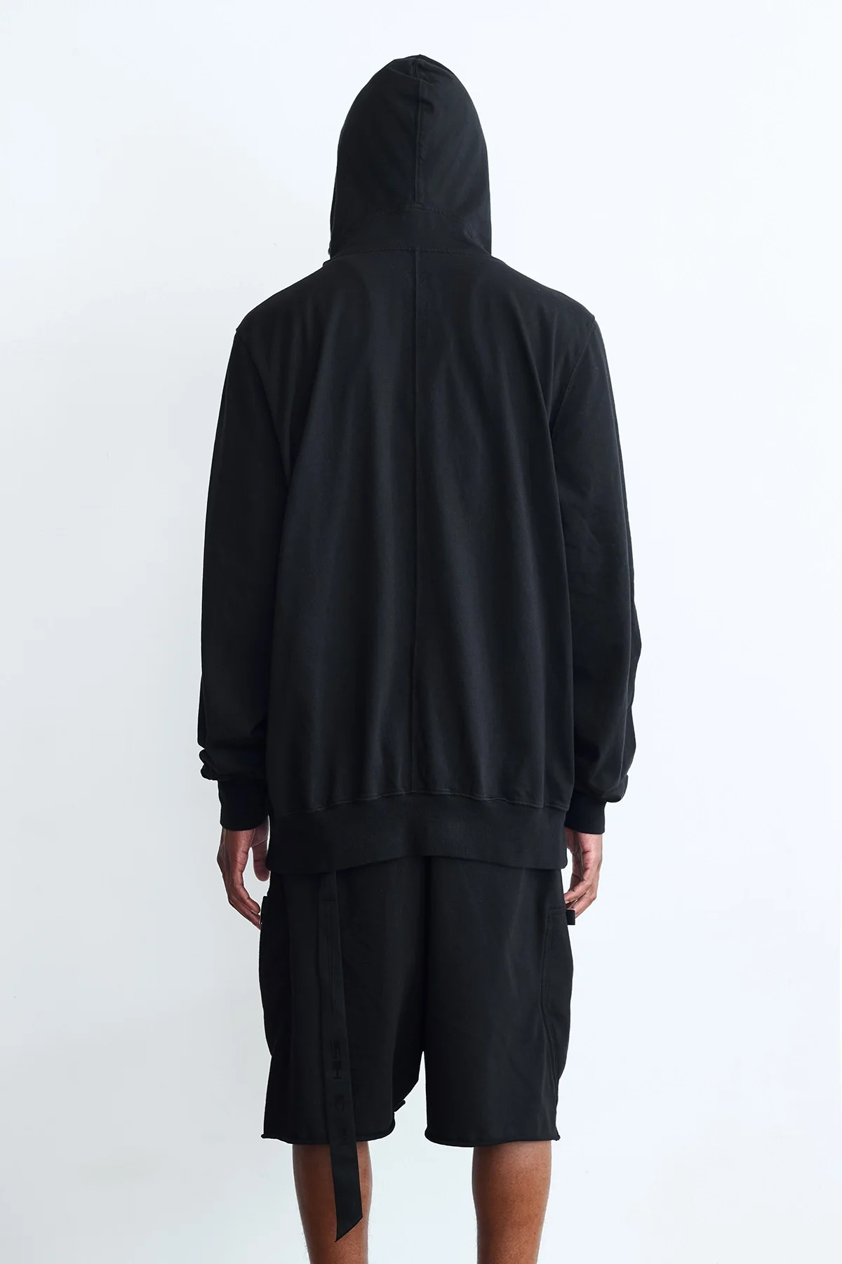 Rick Owens Drkshdw Jumbo Gimp Zip Hoodie Black - 6