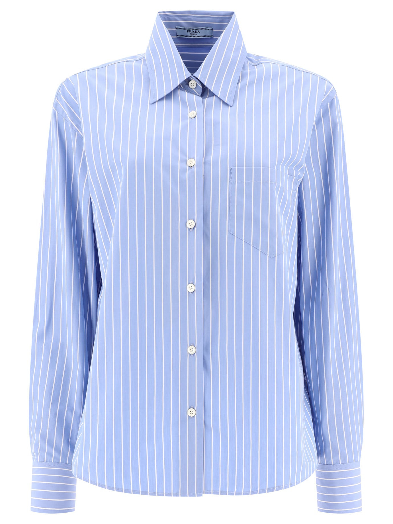 Prada Striped Poplin Shirt - 1
