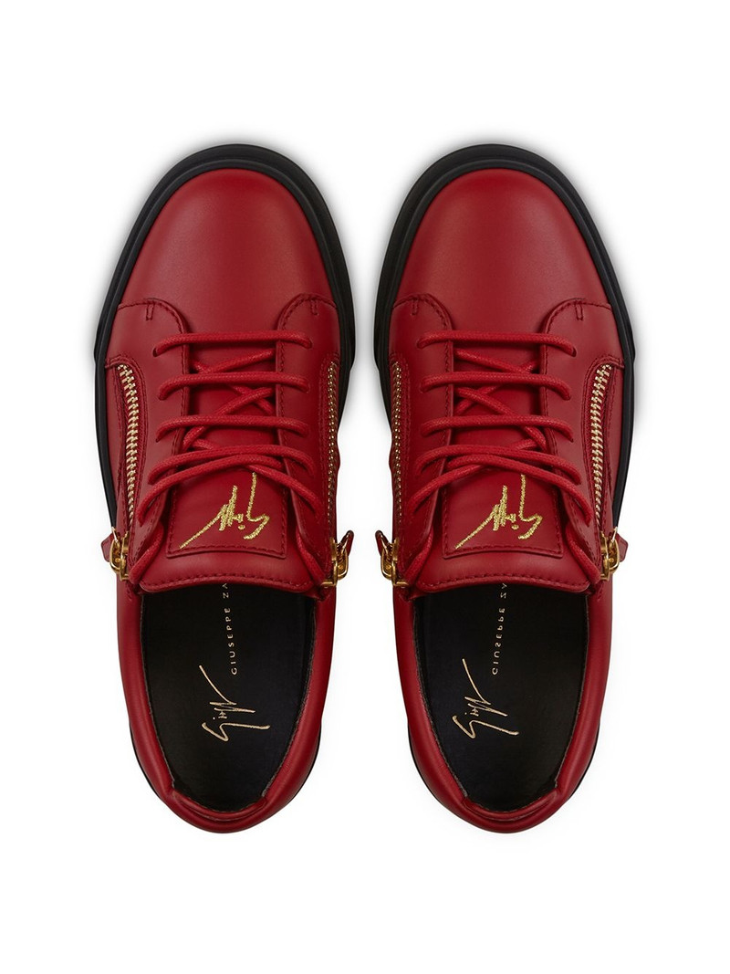 Frankie zip-detail sneakers 4