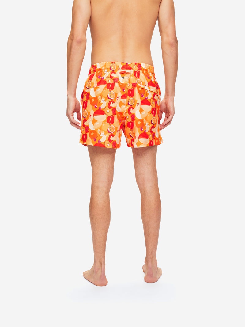Men's Short Swim Shorts Maui 43 Orange - 6