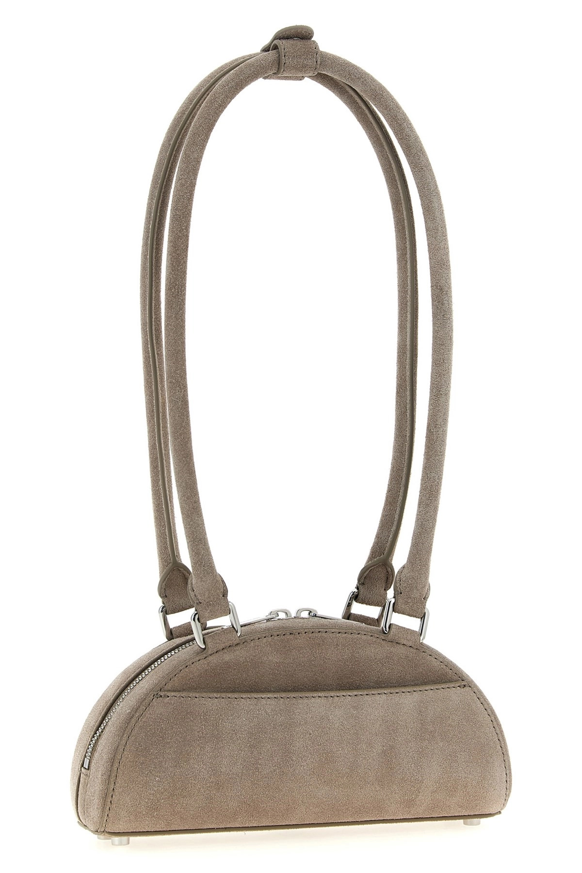 'Suede mini with charm' shoulder bag - 3