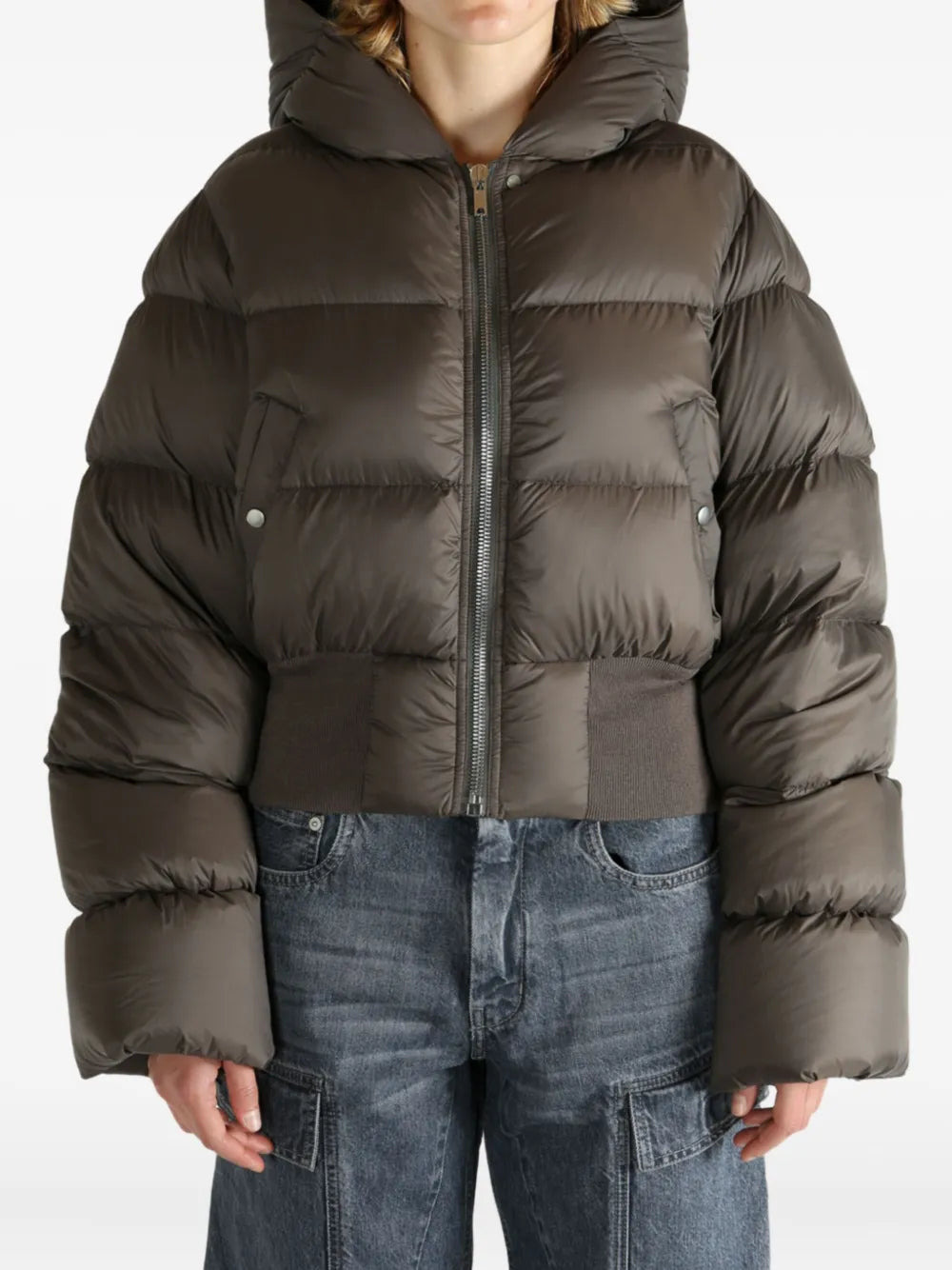 Rick Owens Women Hooded Puffer Jacket - 3