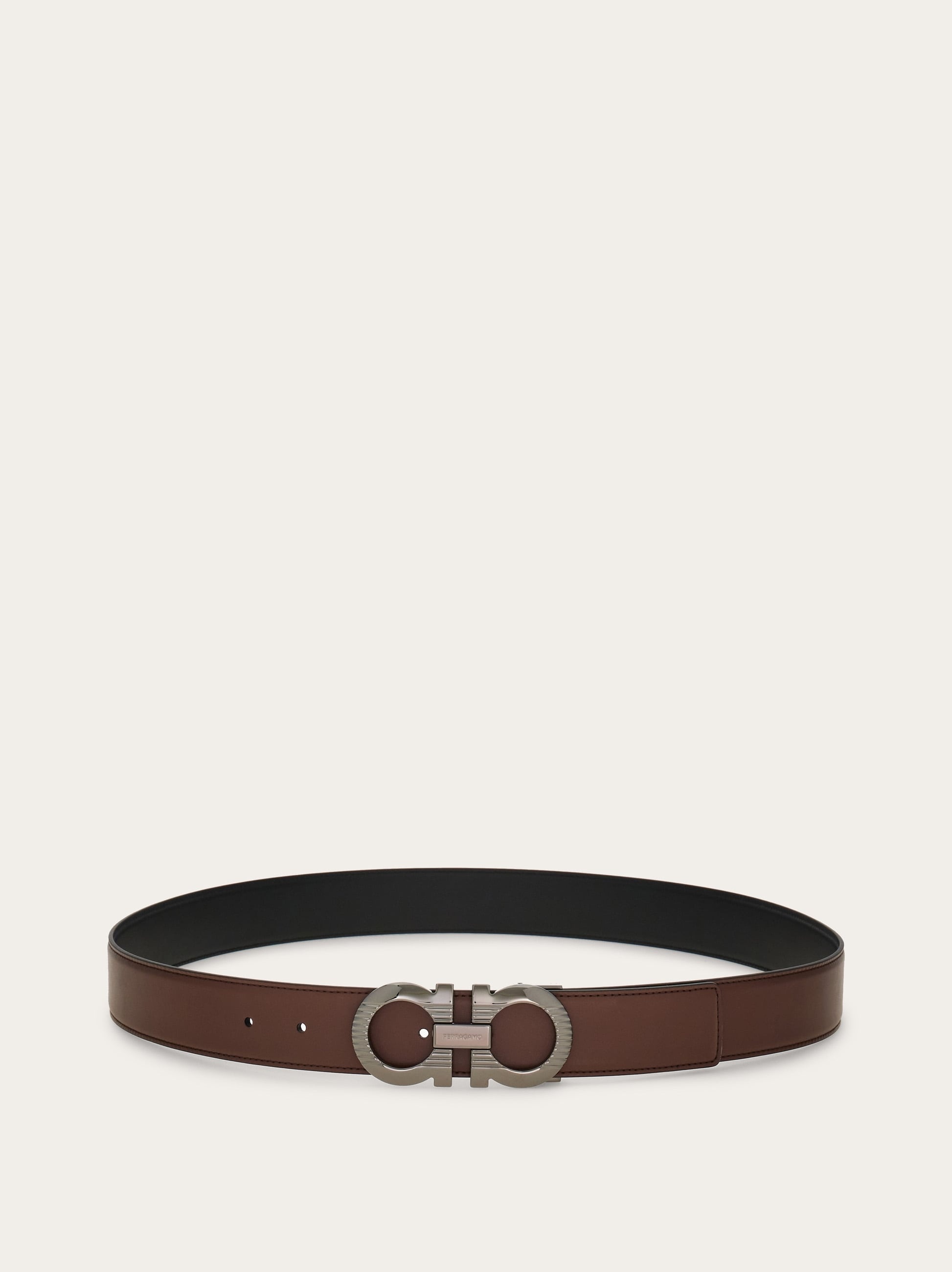 Reversible and adjustable Gancini belt - 3