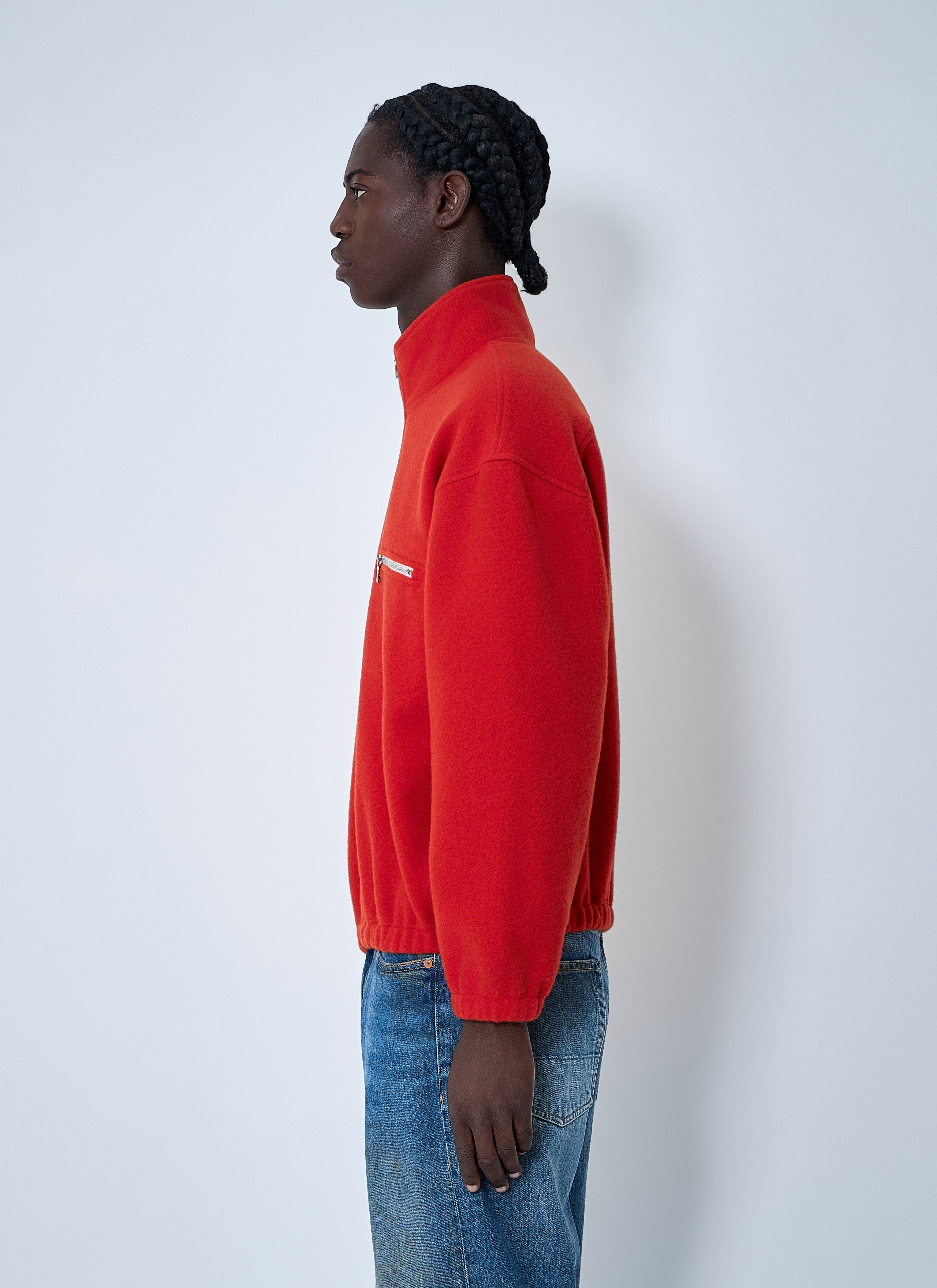 Rier Men Zip-Up Fleece Sweatshirt - 3