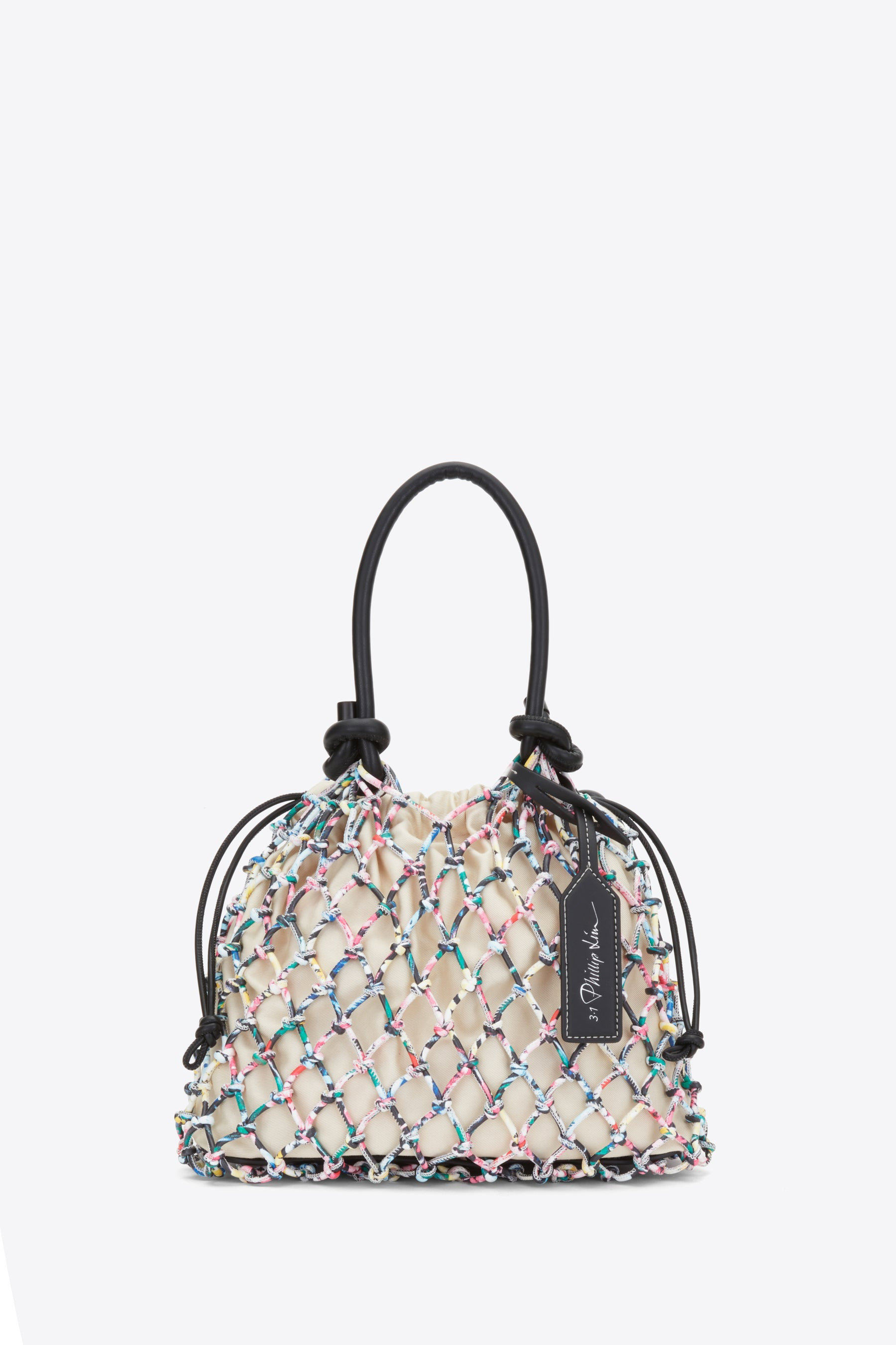 Printed Macrame Mini Sac - 1