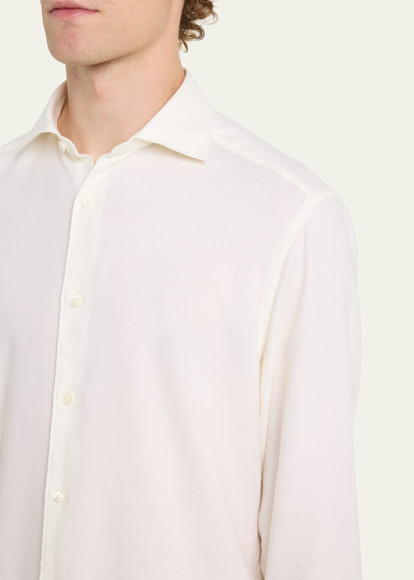 Men's Cotton-Cashmere Cashco Sport Shirt - 5