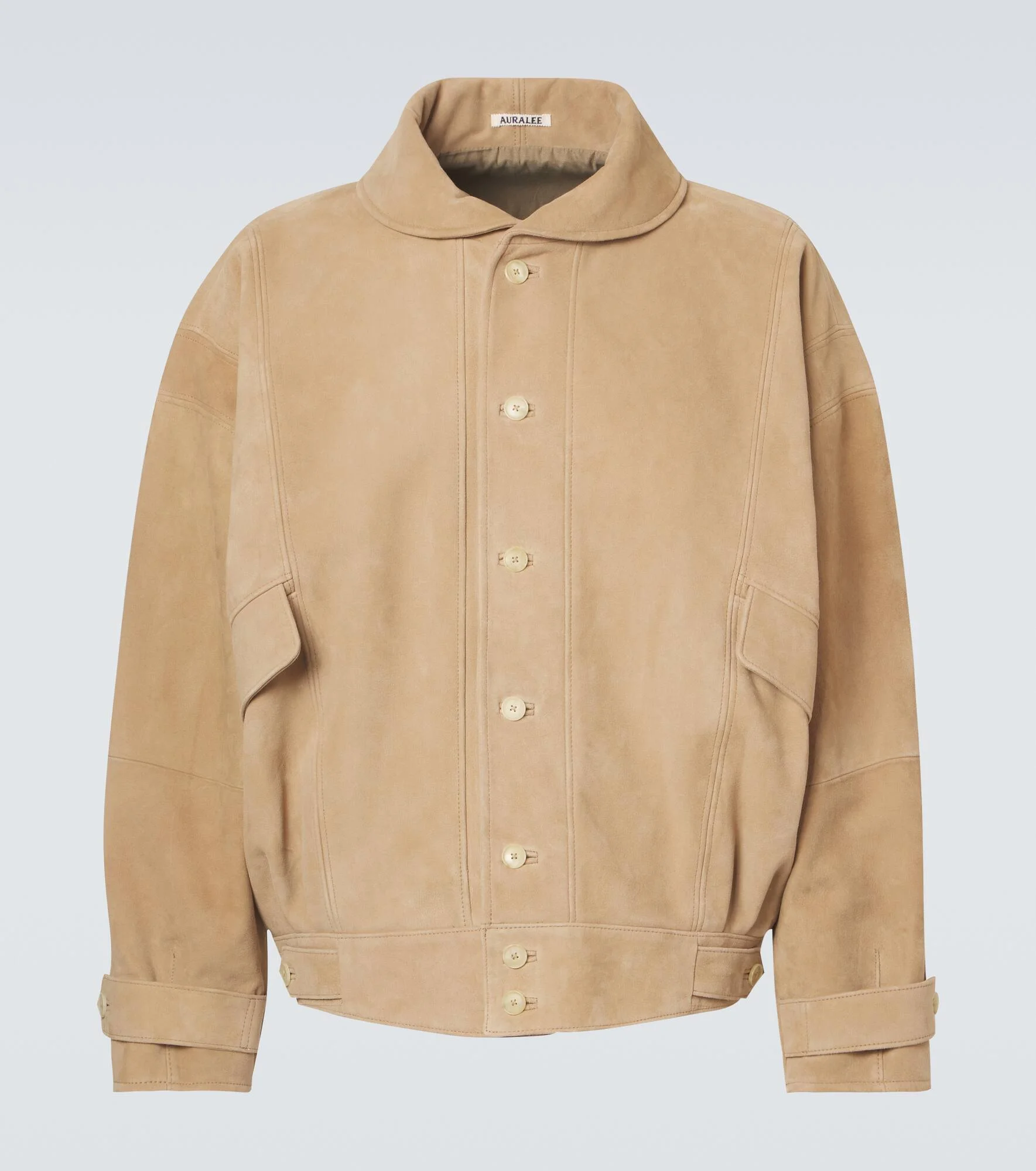 Suede blouson jacket - 1