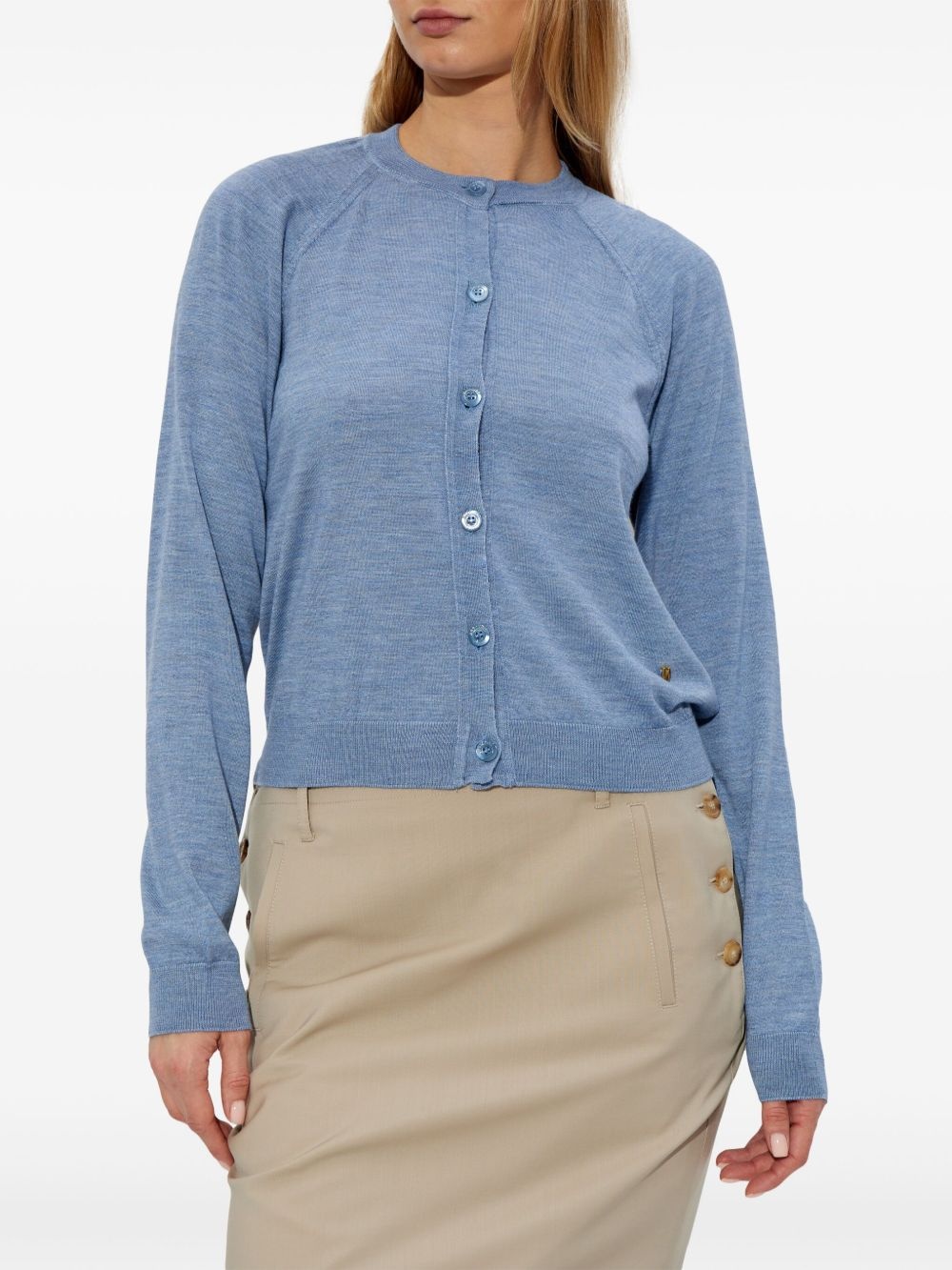 virgin wool cardigan - 3