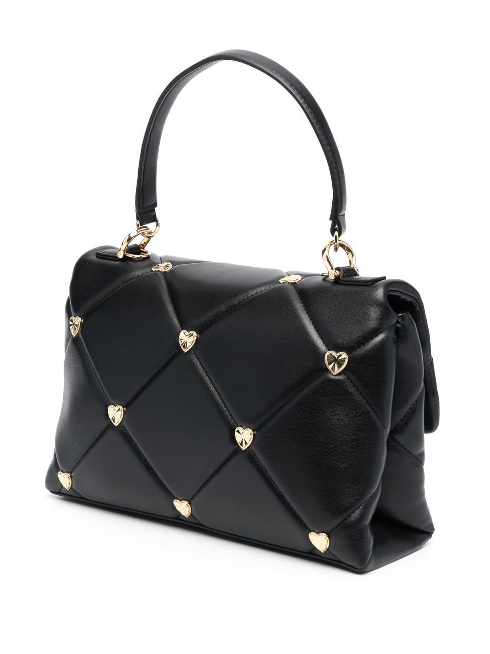 quilted studded tote bag - 3