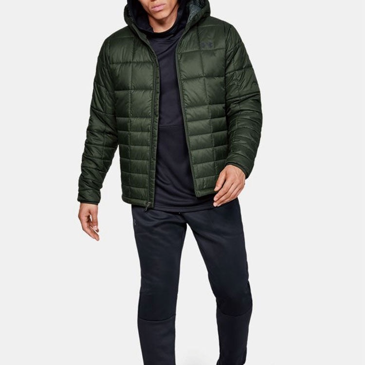 Men's Under Armour Sports Hooded Jacket Dark Green 1342740-310 - 5