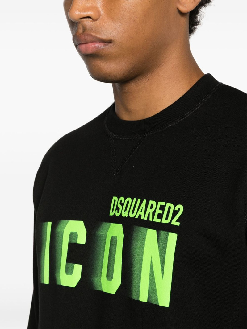 Icon-print cotton sweatshirt 5