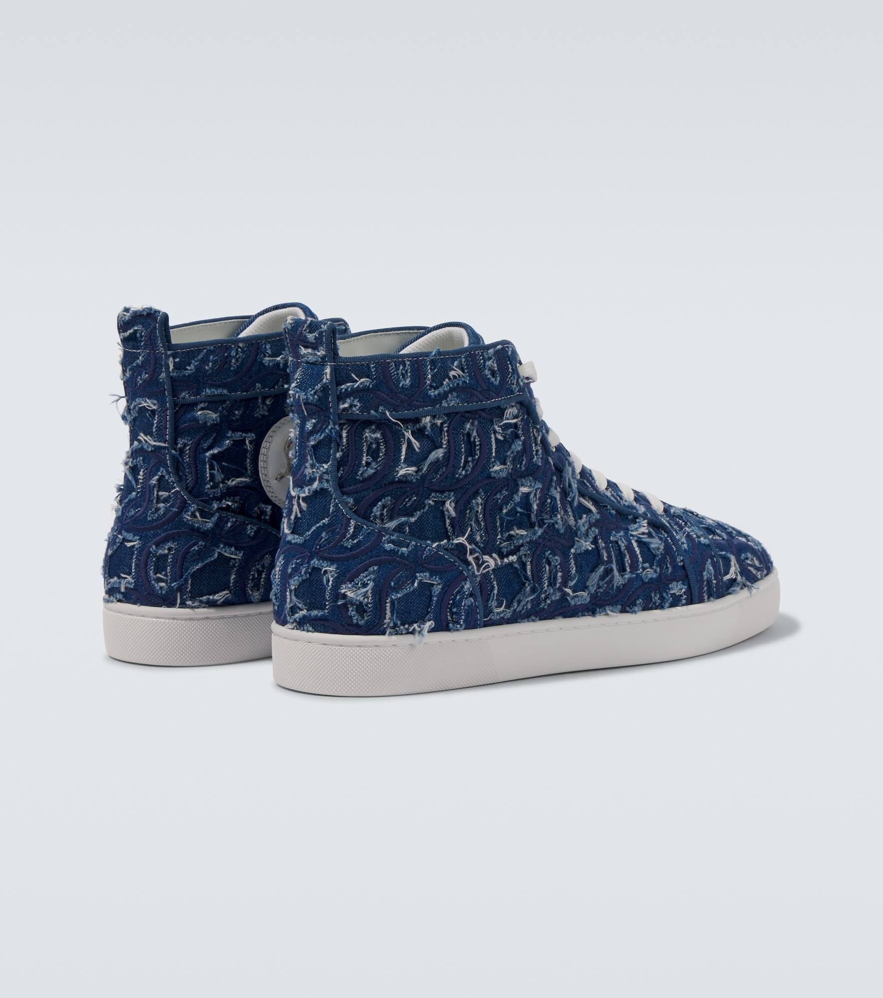 Louis denim high-top sneakers - 6