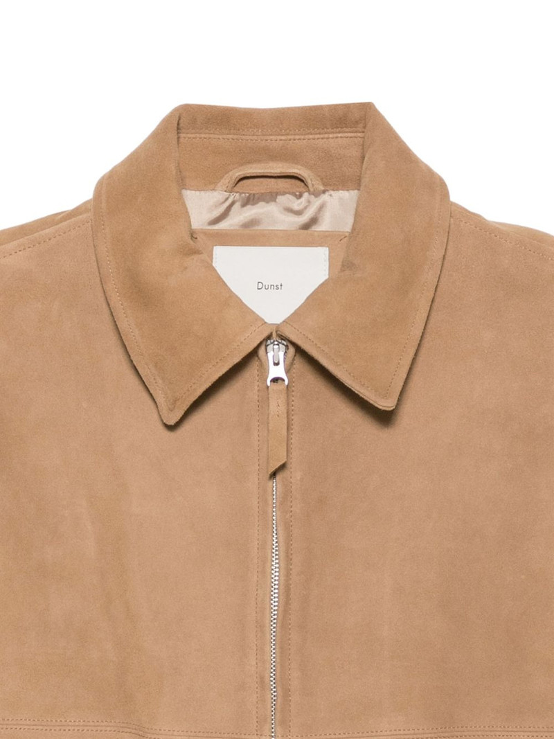 Dunst zip-front suede jacket outlook