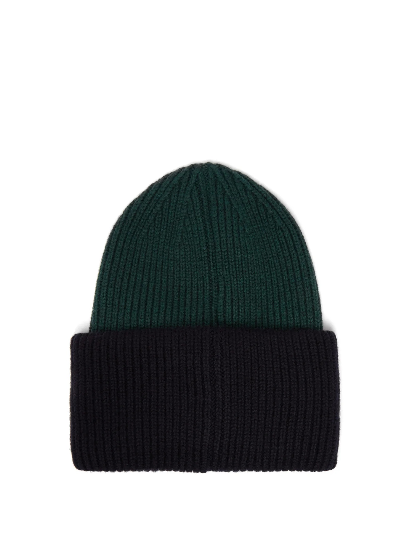 Logo-appliqué wool beanie hat - 2