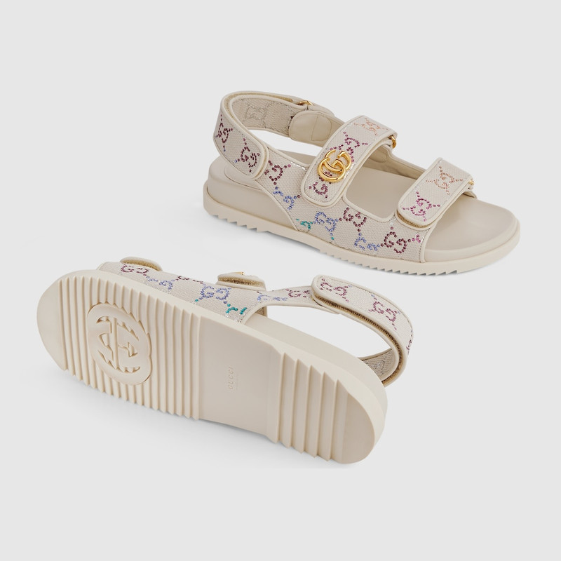 Women's sandal with Double G 5
