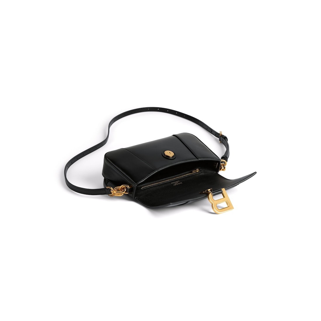 Women's Hourglass Small Sling Bag  in Black - 5
