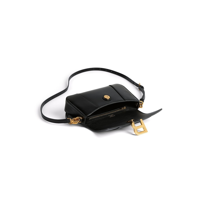 Women's Hourglass Small Sling Bag  in Black 5
