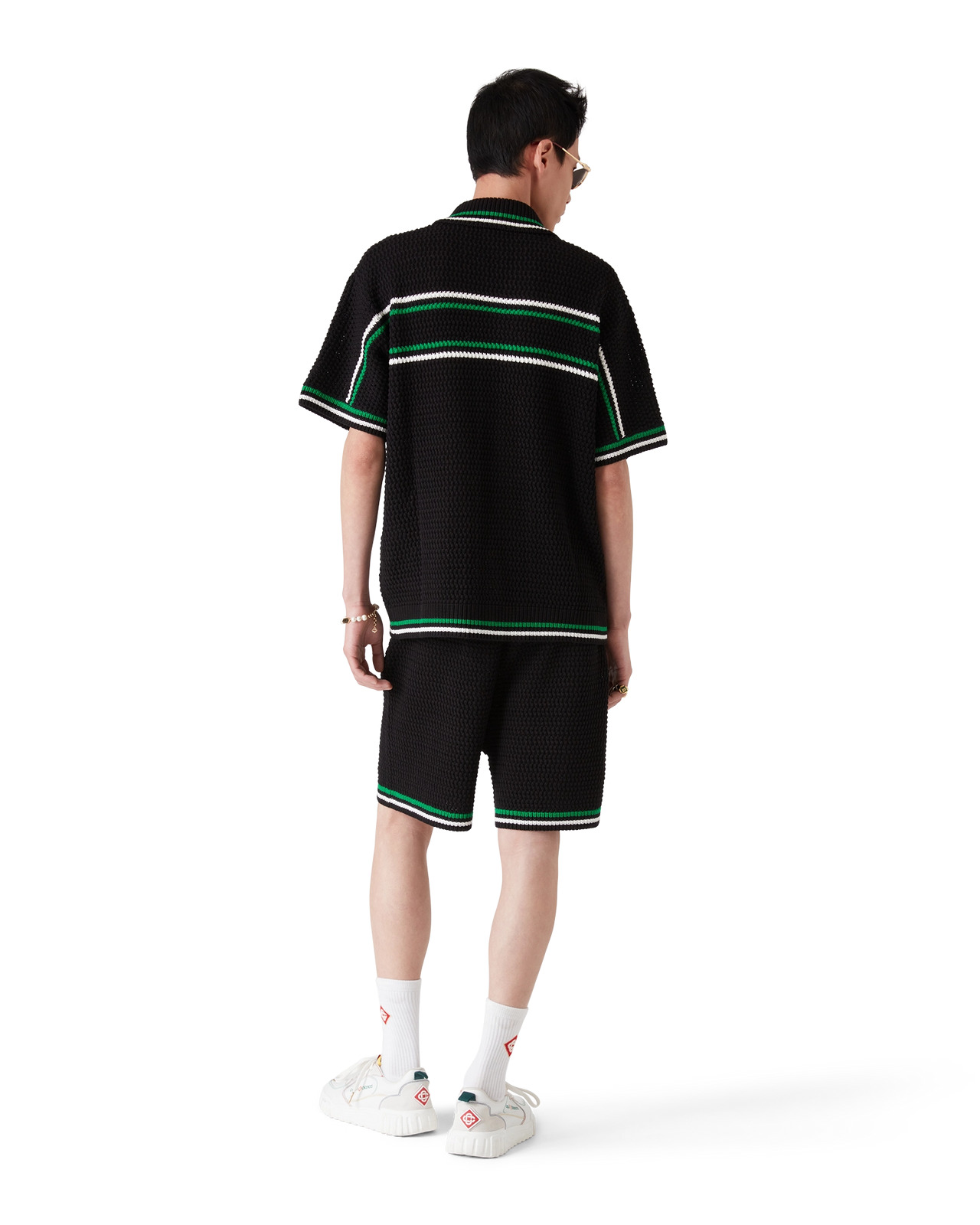 Crochet Tennis Shirt | Casablanca Paris - 3