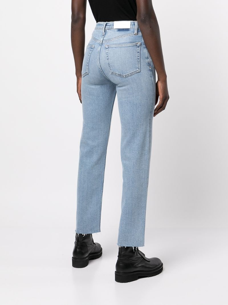 Stove Pipe high-rise straight jeans - 4